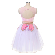 25012 Pink Velvet Long Ballet Costumes Romantic Tutus