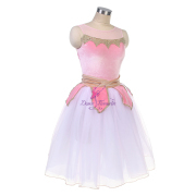 25012 Pink Velvet Long Ballet Costumes Romantic Tutus