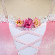 25013-01 Pink Velvet Long Ballet Costumes Romantic Tutus