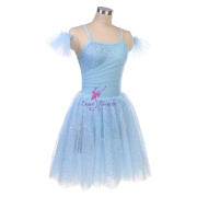 25016 Pale Blue Sequin Long Ballet Costumes Romantic Tutus