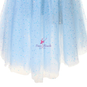 25016 Pale Blue Sequin Long Ballet Costumes Romantic Tutus