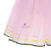 25017 Green Velvet and Pink Tulle Long Ballet Costumes Romantic Tutus