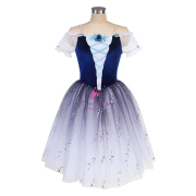 25013-02 Navy Velvet Long Ballet Costumes Romantic Tutus