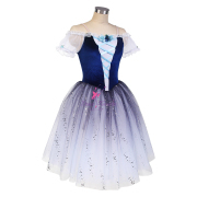 25013-02 Navy Velvet Long Ballet Costumes Romantic Tutus