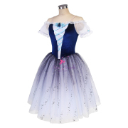 25013-02 Navy Velvet Long Ballet Costumes Romantic Tutus