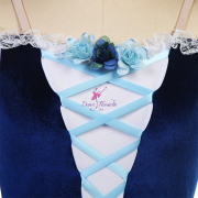 25013-02 Navy Velvet Long Ballet Costumes Romantic Tutus