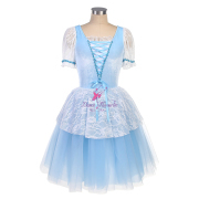 25005 Pale Blue Long Ballet Costumes Romantic Tutus