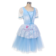 25005 Pale Blue Long Ballet Costumes Romantic Tutus