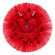 B25639 Red Custom Size Made Tutu for Kitri