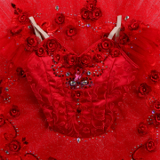 B25639 Red Custom Size Made Tutu for Kitri