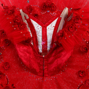 B25639 Red Custom Size Made Tutu for Kitri