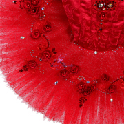 B25639 Red Custom Size Made Tutu for Kitri