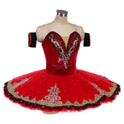 B25629 Red Custom Size Made Tutu for YAGP Competition Ballet Tutu for Esmeralda variation