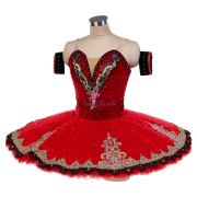 B25629 Red Custom Size Made Tutu for YAGP Competition Ballet Tutu for Esmeralda variation