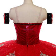 B25629 Red Custom Size Made Tutu for YAGP Competition Ballet Tutu for Esmeralda variation