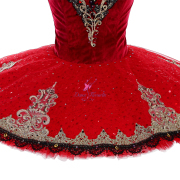 B25629 Red Custom Size Made Tutu for YAGP Competition Ballet Tutu for Esmeralda variation
