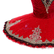 B25629 Red Custom Size Made Tutu for YAGP Competition Ballet Tutu for Esmeralda variation