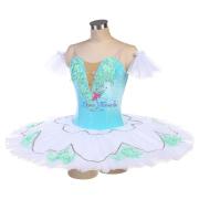 BLL604 Blue and white Pre-professional Ballet Tutu