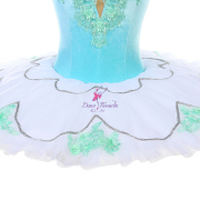 BLL604 Blue and white Pre-professional Ballet Tutu