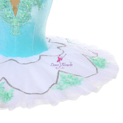 BLL604 Blue and white Pre-professional Ballet Tutu