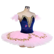 BLL603 Navy Blue and Pink Pre-professional Ballet Tutu