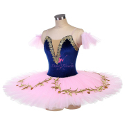 BLL603 Navy Blue and Pink Pre-professional Ballet Tutu