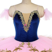 BLL603 Navy Blue and Pink Pre-professional Ballet Tutu