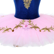 BLL603 Navy Blue and Pink Pre-professional Ballet Tutu