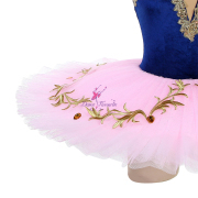 BLL603 Navy Blue and Pink Pre-professional Ballet Tutu