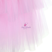 22035 Pink Velvet Top Bodice With Pink and hot Pink Tulle Romantic Tutu