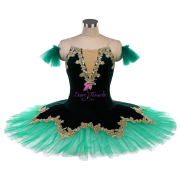 BLL07403 Green Pre-professional Ballet Tutu