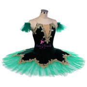 BLL07403 Green Pre-professional Ballet Tutu