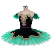 BLL07403 Green Pre-professional Ballet Tutu