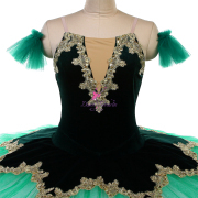 BLL07403 Green Pre-professional Ballet Tutu