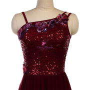 copy of 25132 Burgundy Lyrical Dance Costumes