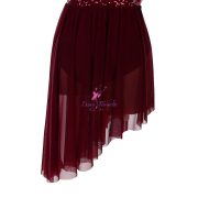 copy of 25132 Burgundy Lyrical Dance Costumes