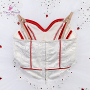 B25641 White & Red Custom Made Professional Ballet Tutus for Competiton
