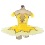 BLL07402 Yellow Pre-professional Ballet Tutu