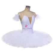 BLL481 White Pre-professional Ballet Tutu for Swan Lake