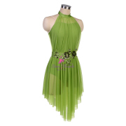 25136 Moss Green Lyrical Dance Costumes