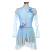 25137 Pale Blue Lyrical Dance Costumes
