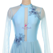 25137 Pale Blue Lyrical Dance Costumes