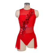 25160 Red Lyrical Dance Costumes