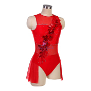 25160 Red Lyrical Dance Costumes