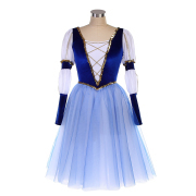 25179 Royal blue Long Sleeve Romantic Ballet Tutu for Girls & Women