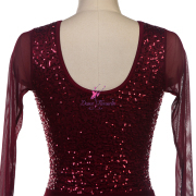 25130 Burgundy Lyrical Dance Costumes