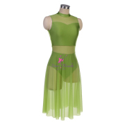 25135 Moss Green Lyrical Dance Costumes