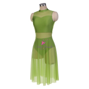 25135 Moss Green Lyrical Dance Costumes