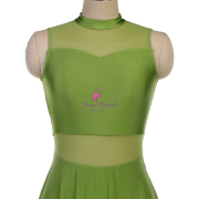 25135 Moss Green Lyrical Dance Costumes