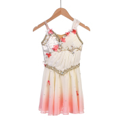 B25614 Ombre hot Pink with Ivory Color Cupid or Talisman Ballet Costumes